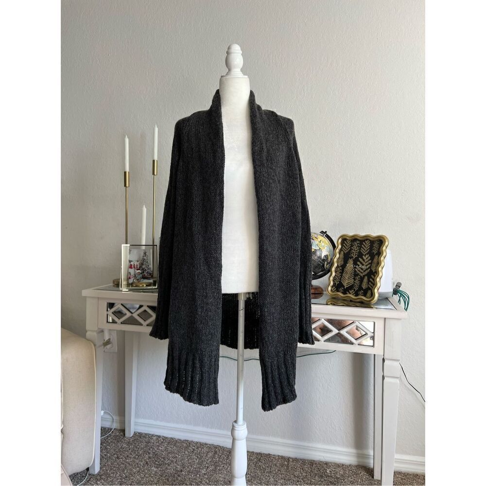 Eileen Fisher limited edition open front cardigan cashmere silk & wool blend
